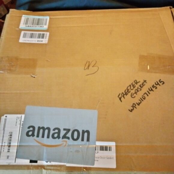 Whirlpool WPW10714545 Refrigerator Bottom Freezer Door Gasket, Gray - Picture 10 of 10